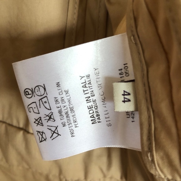 Stella McCartney Cotton Blazer Khaki/Beige Size 44 - Picture 8 of 9